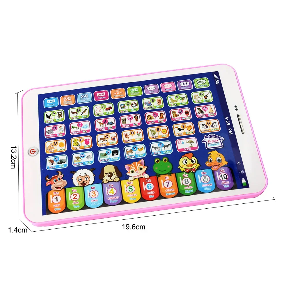 Spanish Alphabet Child Tablet  - Kids Educational Workbooks recension och pris