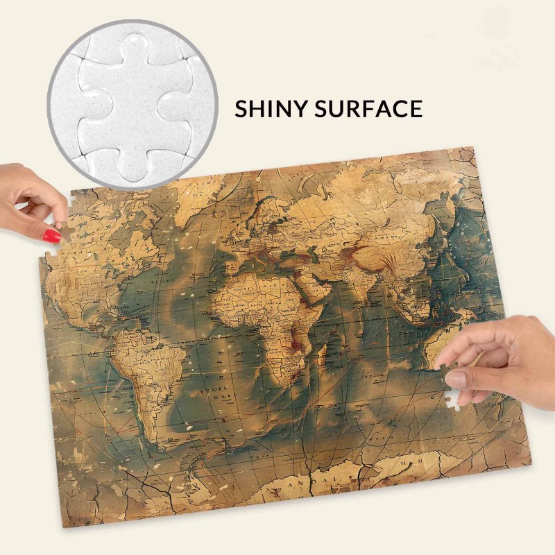 500pcs Jigsaw Puzzle for Adult - Puzzle Map World recension och pris