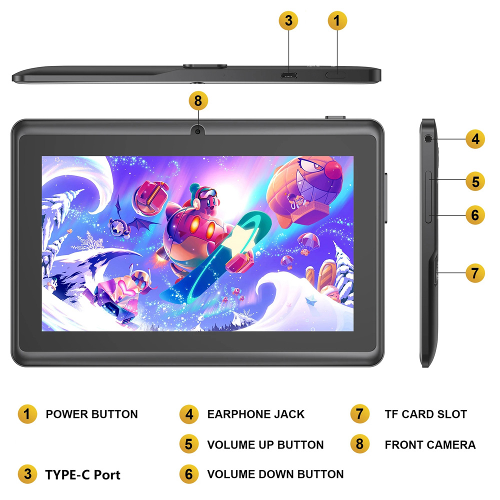 Hot Sales 7 Inch Kids Tablet Q - Kids Education Software For Pc recension och pris