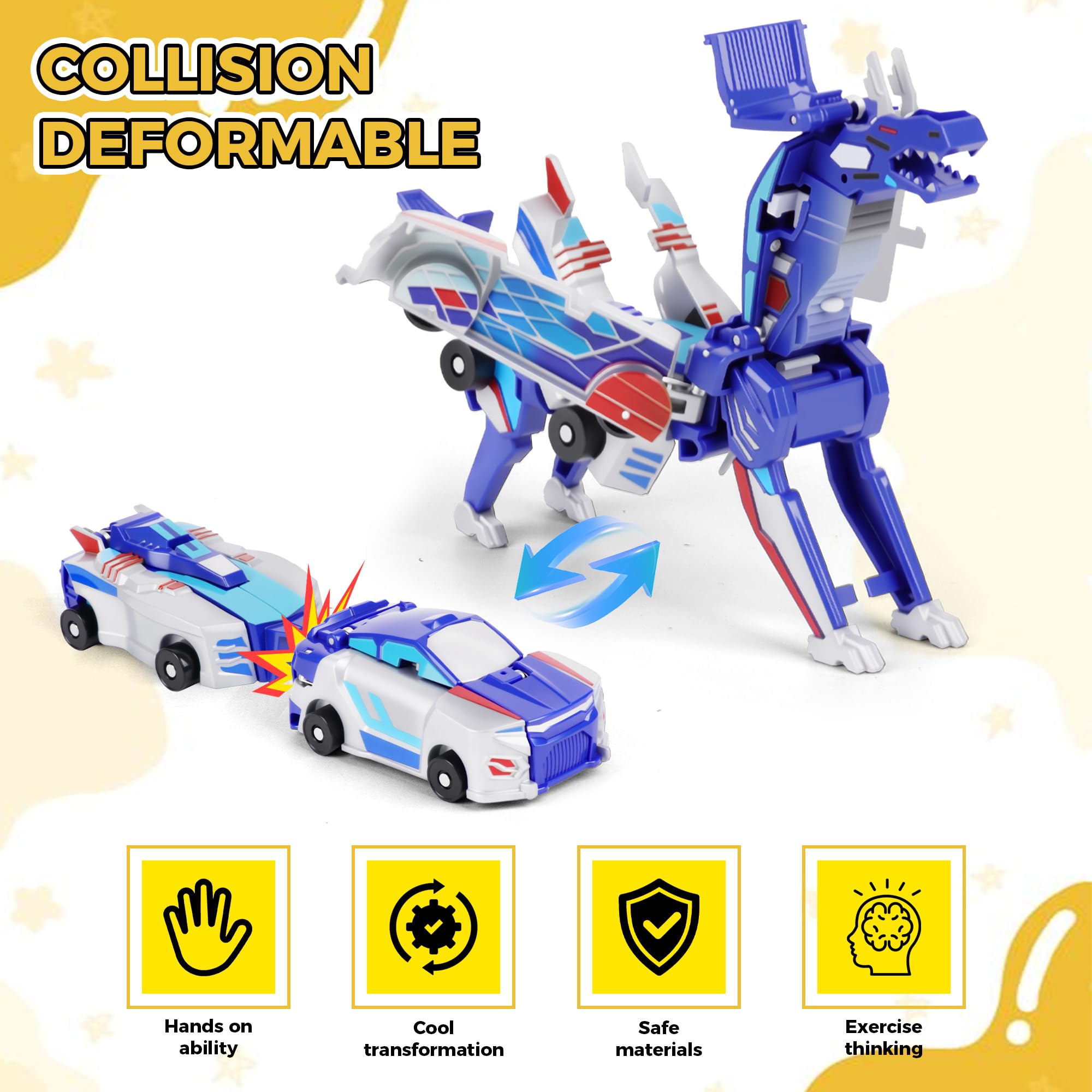 Magnetic 2-in-1 Collision Tran - Kids First Education recension och pris