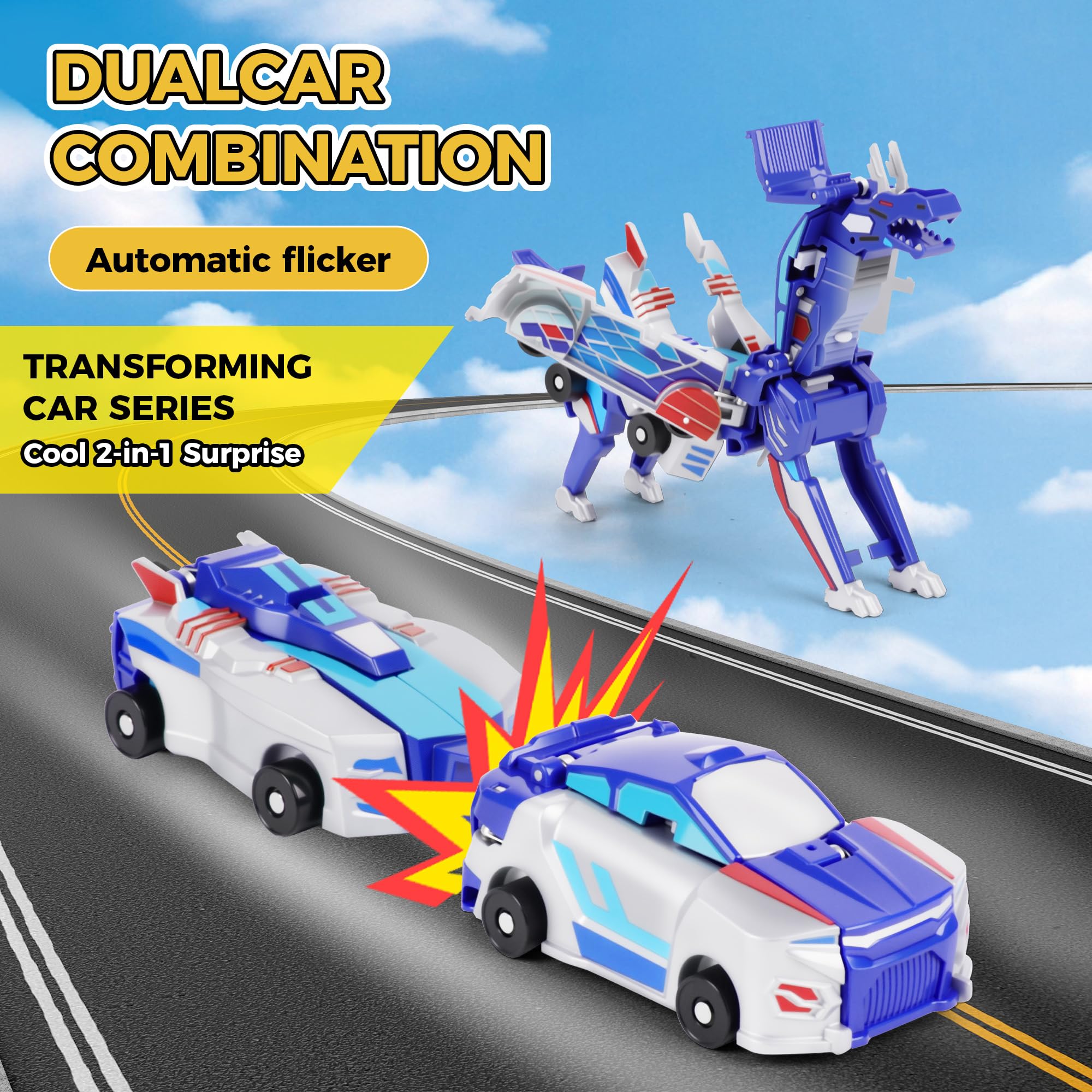 Magnetic 2-in-1 Collision Tran - Kids First Education recension och pris