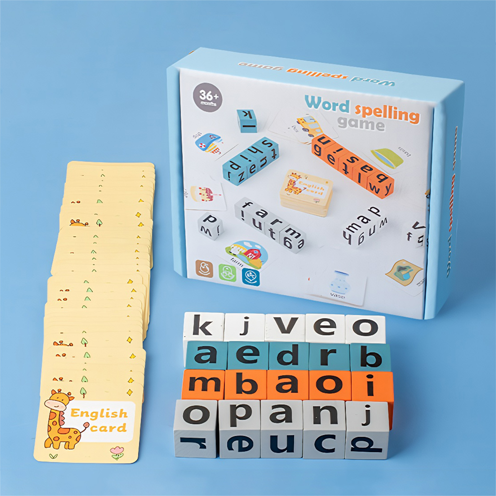 Word Spelling Alphabet Game 64 - Flash Card Alphabet recension och pris
