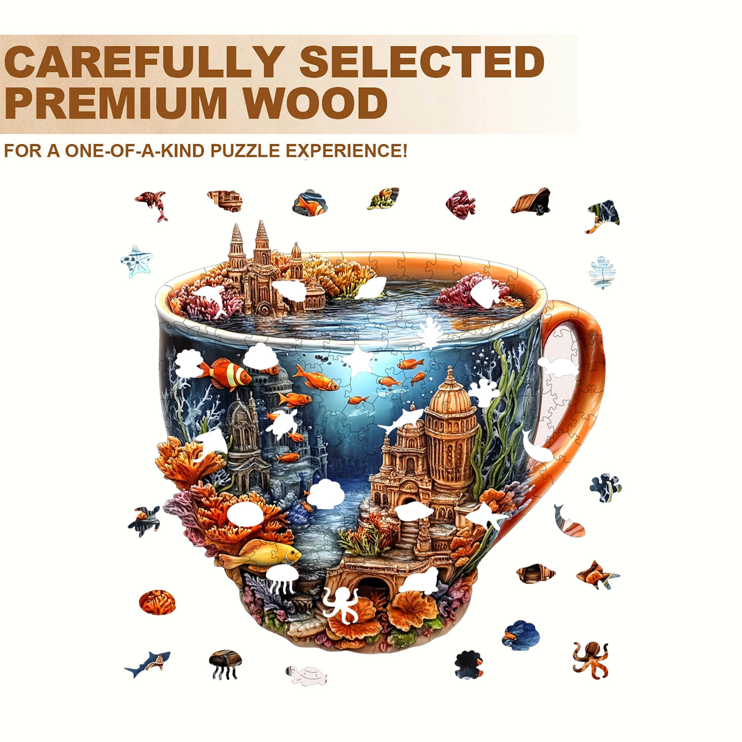 Wooden Puzzle - Unique Adult S - Puzzle Map World recension och pris
