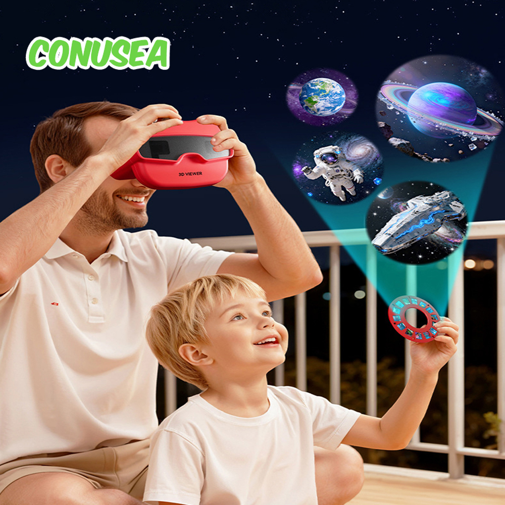 Children's Binoculars 3D Stere - Kids Education Reels recension och pris