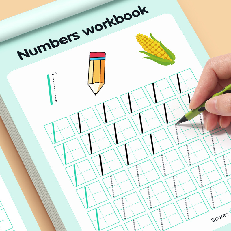 32 Pages Numbers Tracing Workb - Learning Workbook Preschool recension och pris