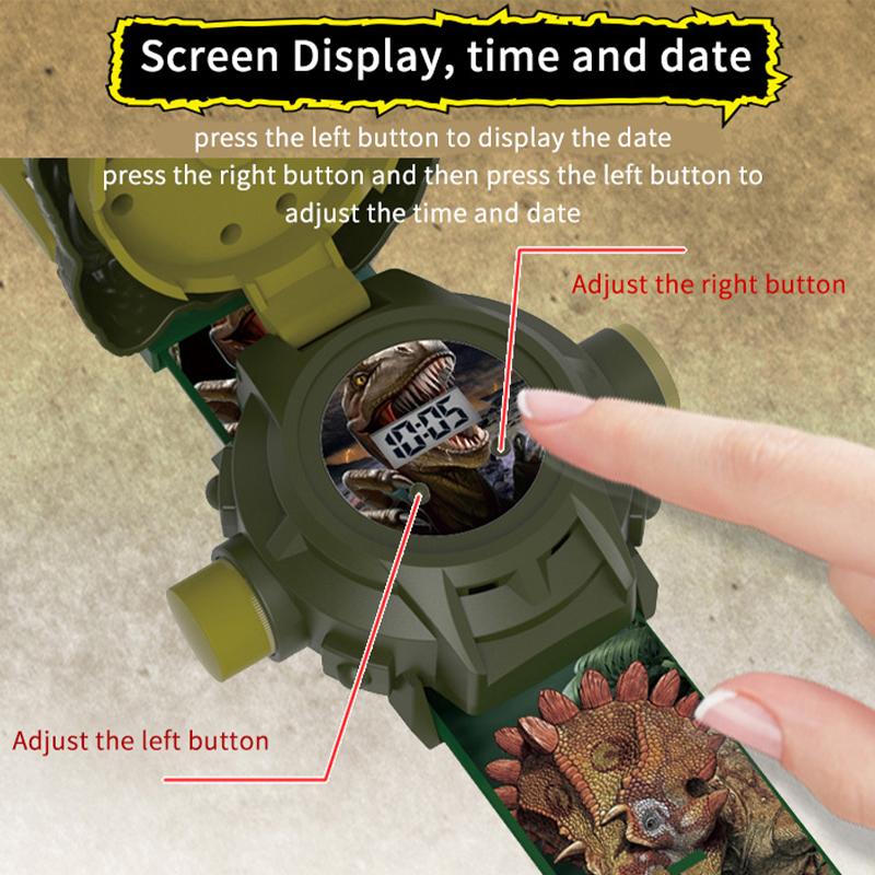 Children Watches Dinosaur 24 P - Kids Educational Watch recension och pris