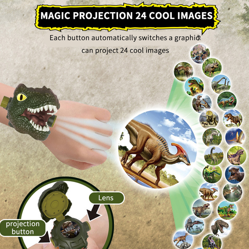 Children Watches Dinosaur 24 P - Kids Educational Watch recension och pris