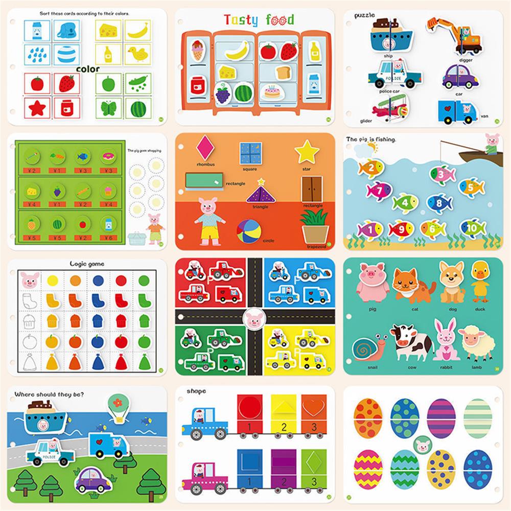 Kid Quiet Busy Book Montessori - Kids First Education recension och pris