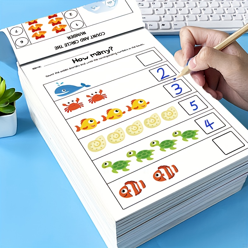 Interactive Preschool Math Wor - Learning Workbook Preschool recension och pris