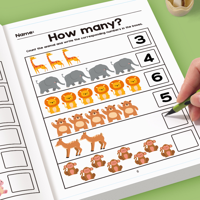Interactive Preschool Math Wor - Learning Workbook Preschool recension och pris