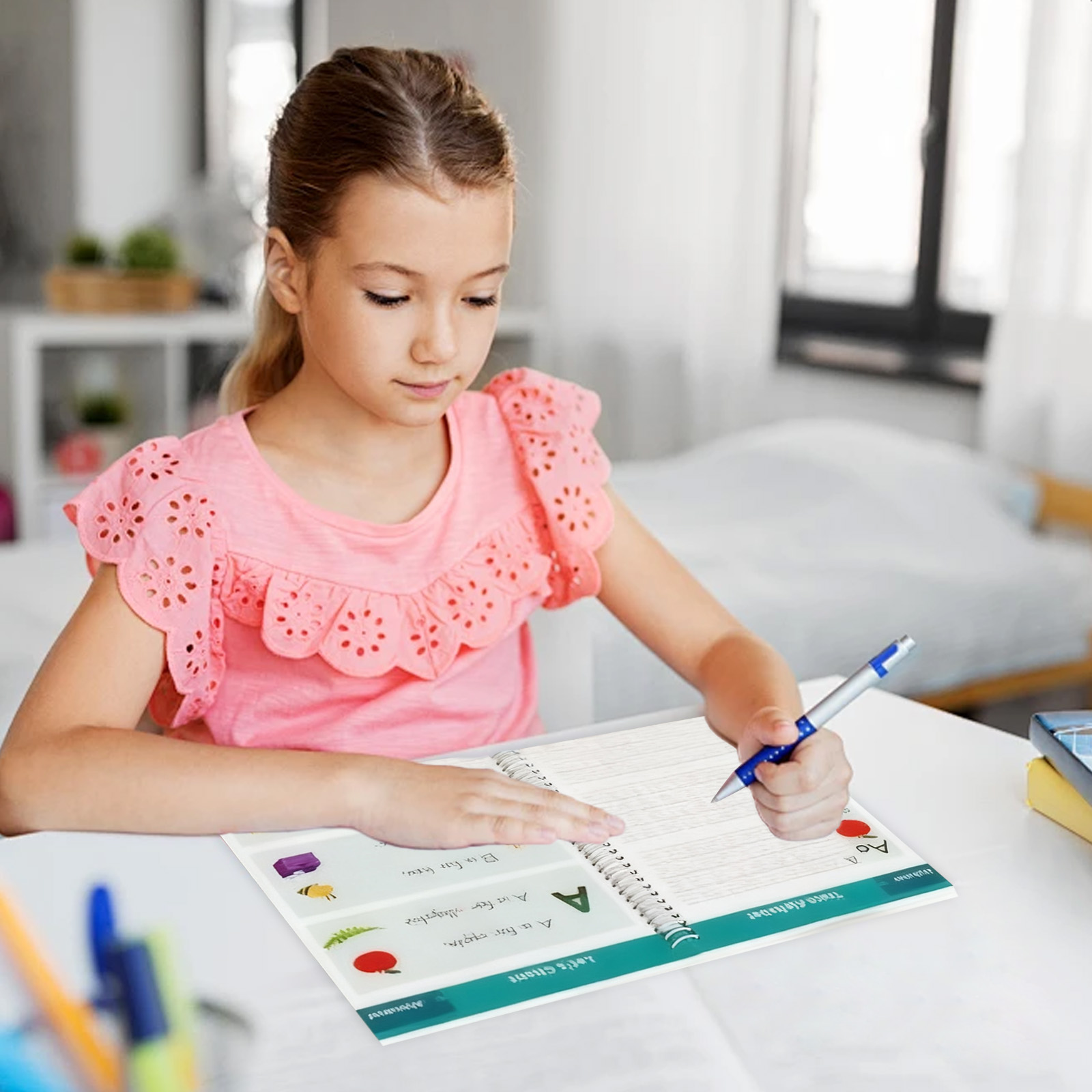Grooved Writing Practice Books - Learning Workbook Preschool recension och pris