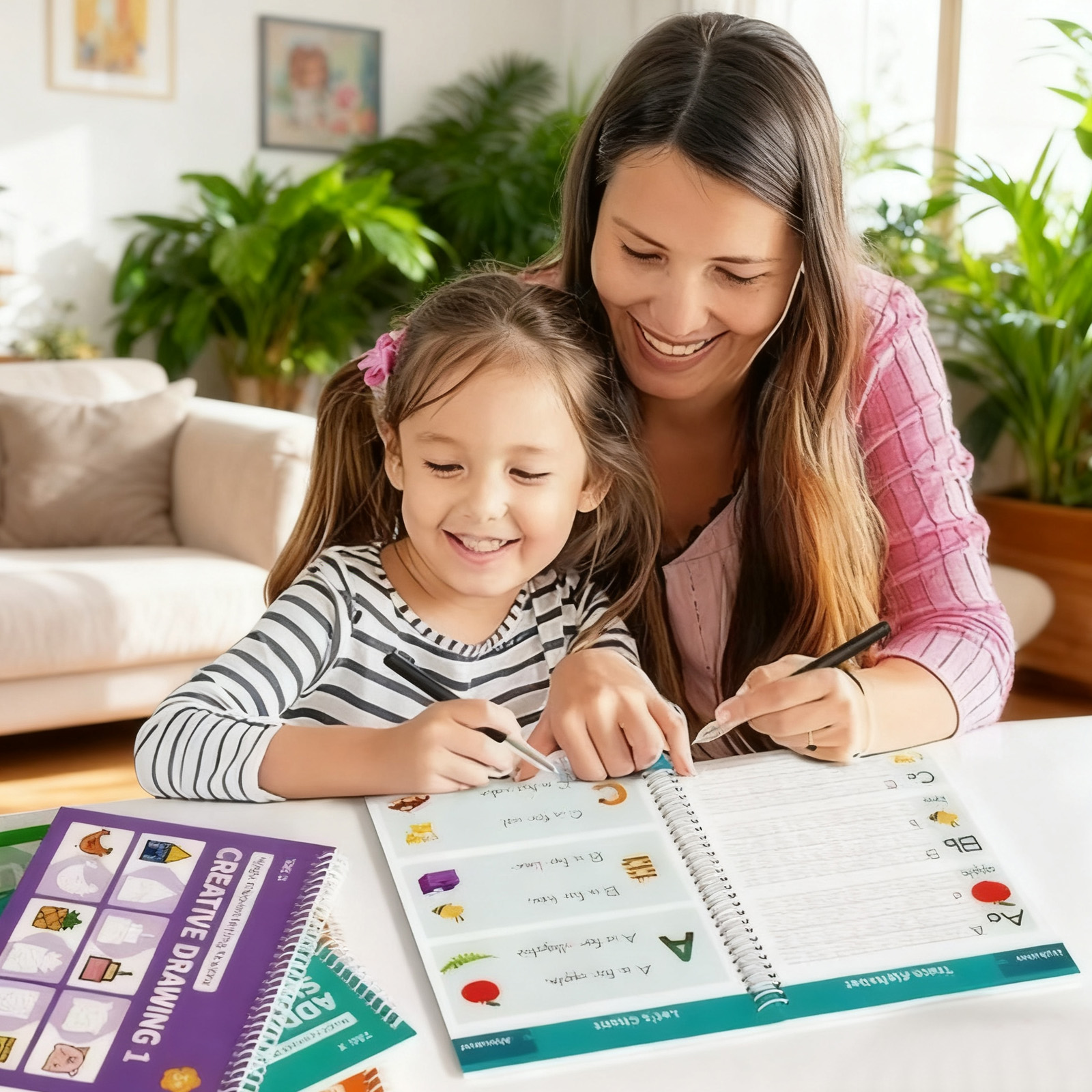 Grooved Writing Practice Books - Learning Workbook Preschool recension och pris