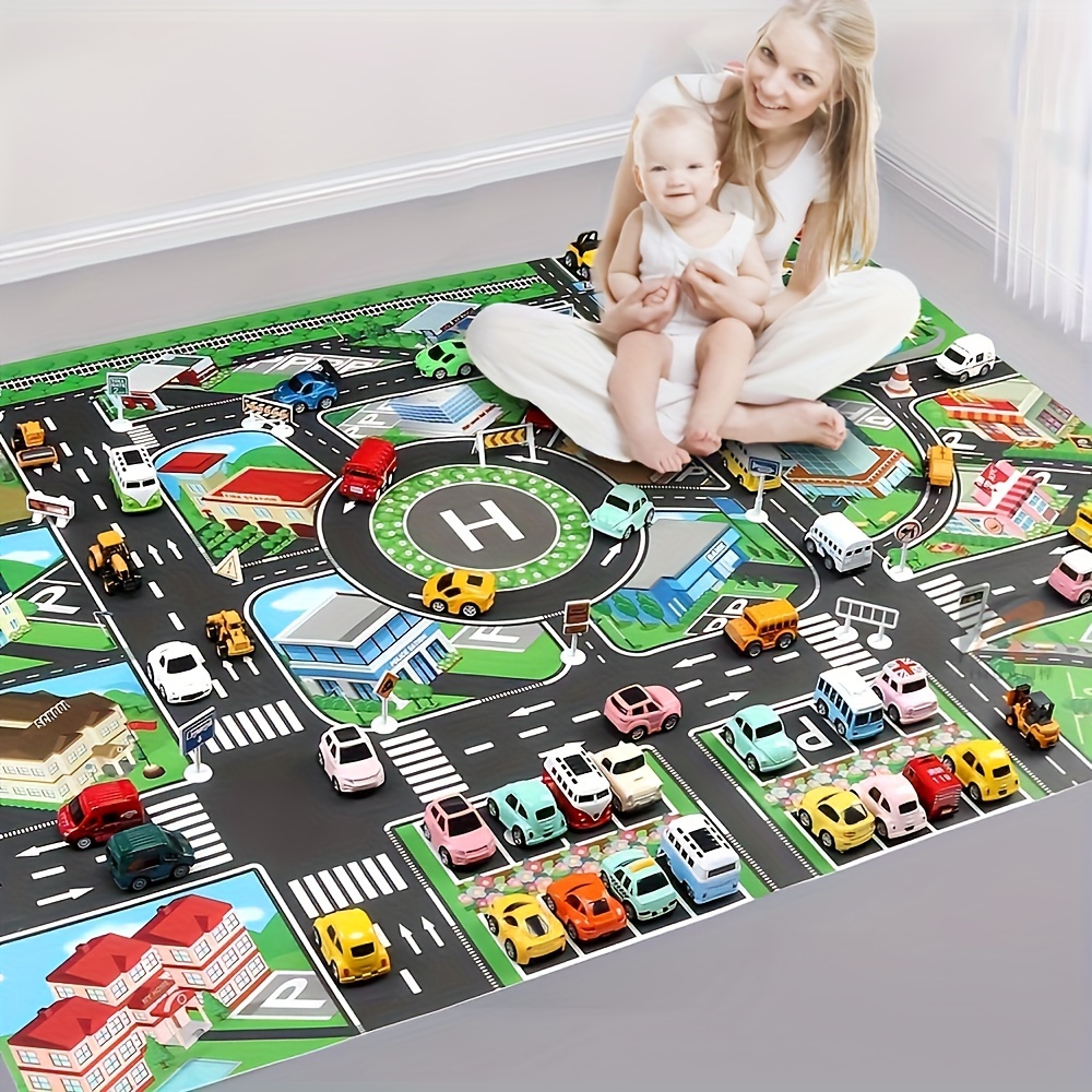1pc, City Traffic Play Mat, La - Kids Educational Game recension och pris