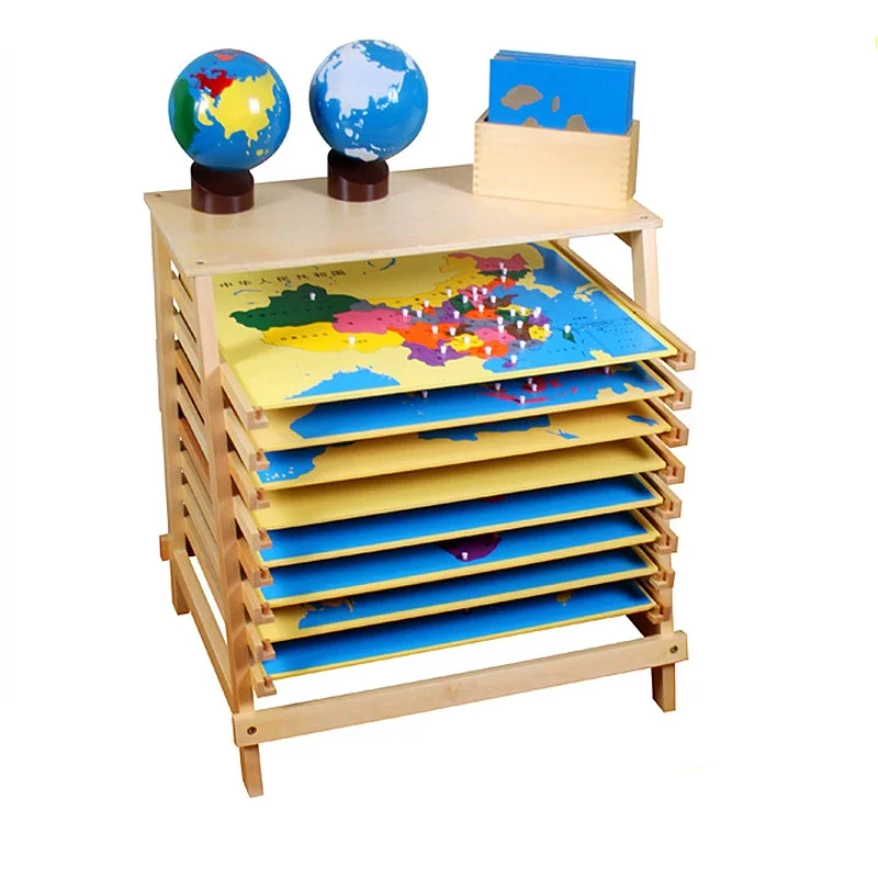 -Children's educational teachi - Puzzle Map World recension och pris