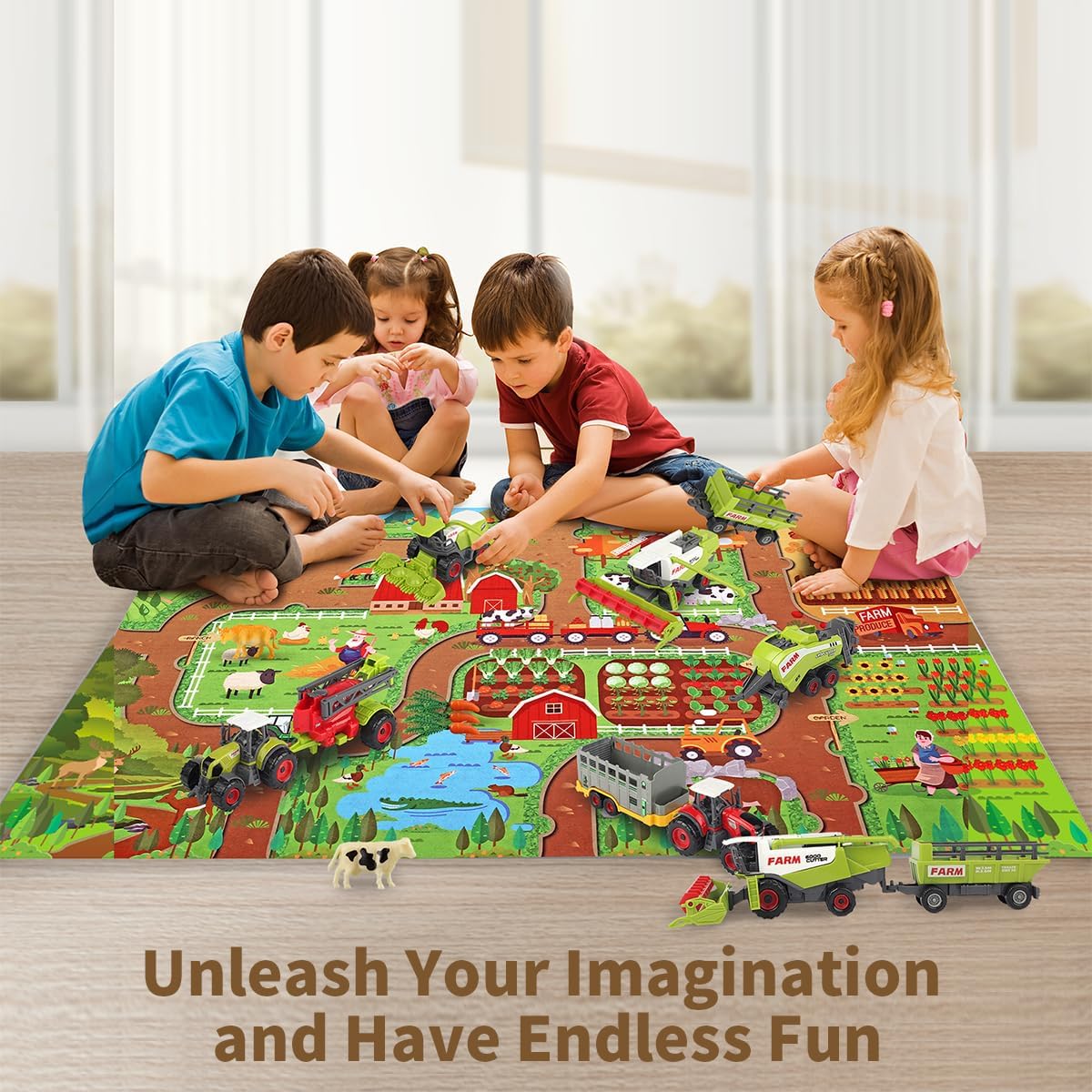 Kids Dream Mat Happy Farm Acti - Kids Educational Game recension och pris