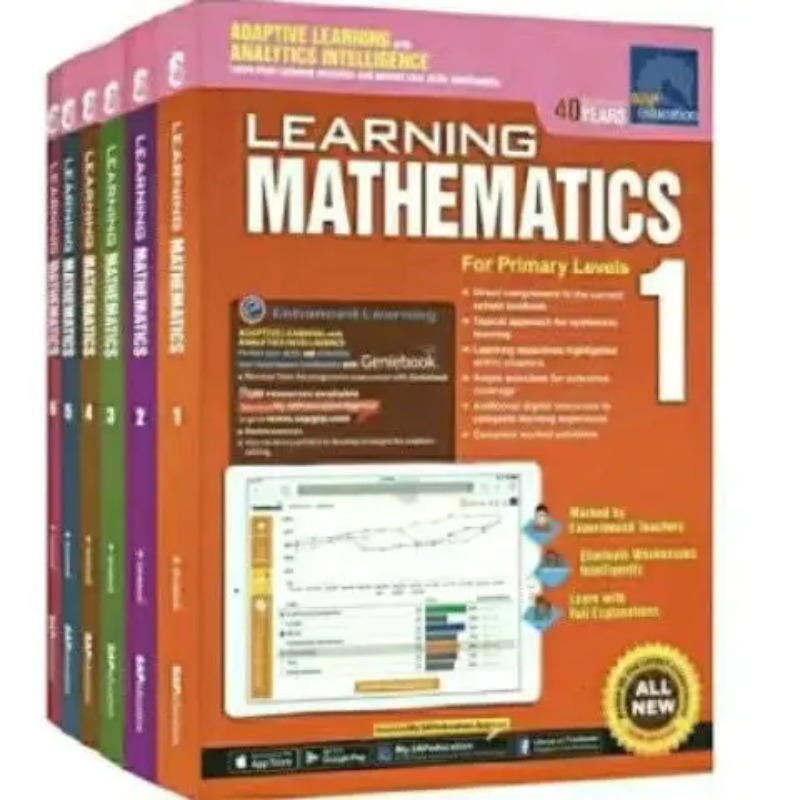 9 Books English Singapore Math - Learning Workbook Preschool recension och pris