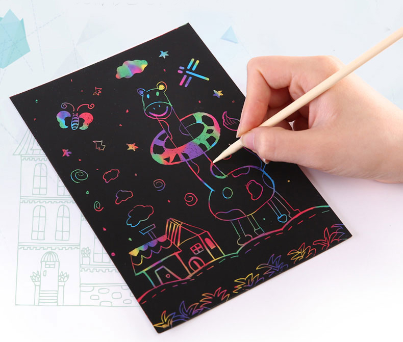 Magic Color Rainbow Scratch Ar - Kids Educational Workbooks recension och pris