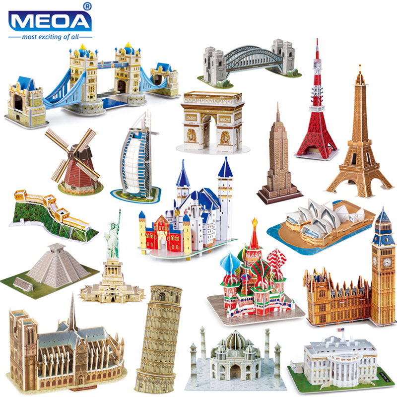 40 Style World Famous Architec - Puzzle Map World recension och pris