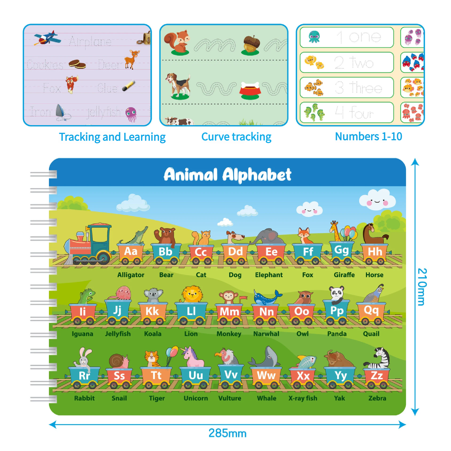 Handwriting Practice Book Mont - Learning Workbook Preschool recension och pris