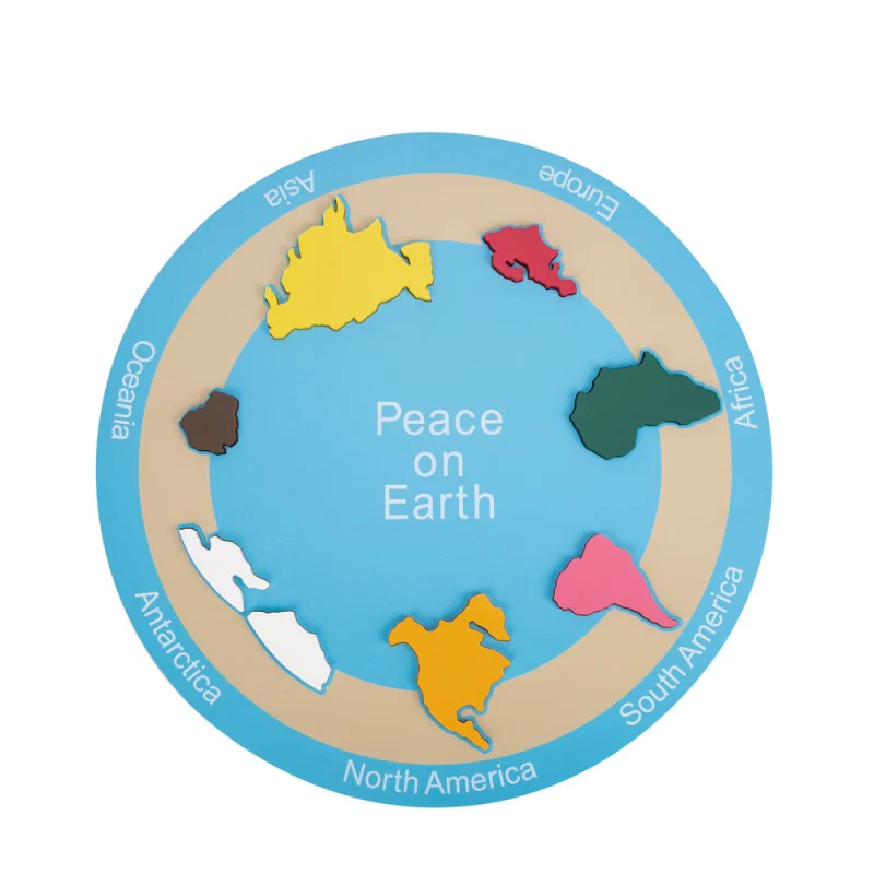 ADENA Montessori 7 Continent P - Puzzle Map World recension och pris