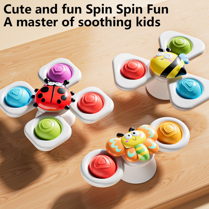 3pcs/Set Suction Cup Spinning  - Kids Educational Watch recension och pris
