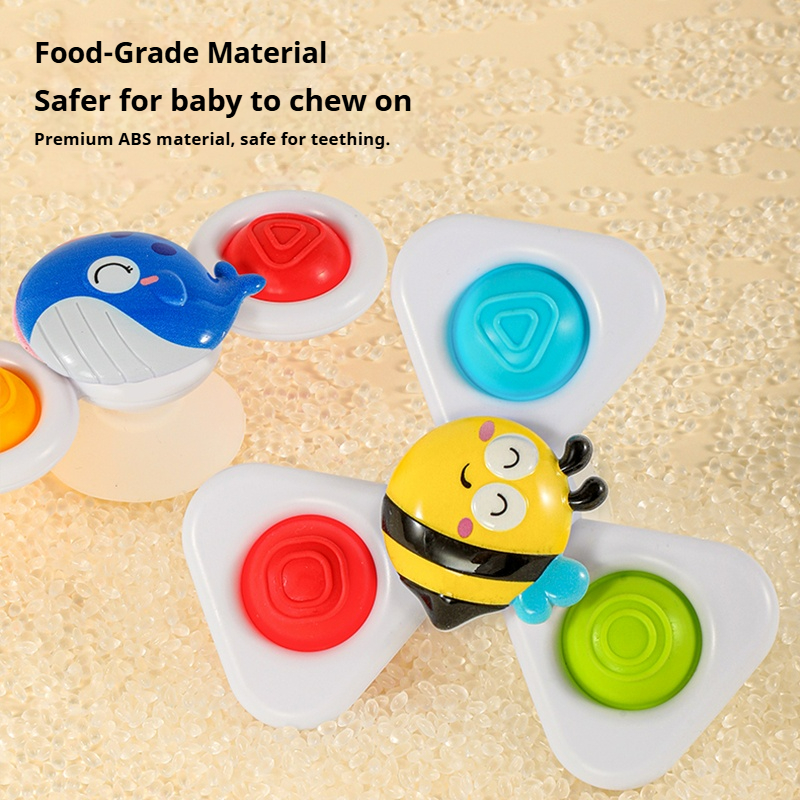 3pcs/Set Suction Cup Spinning  - Kids Educational Watch recension och pris