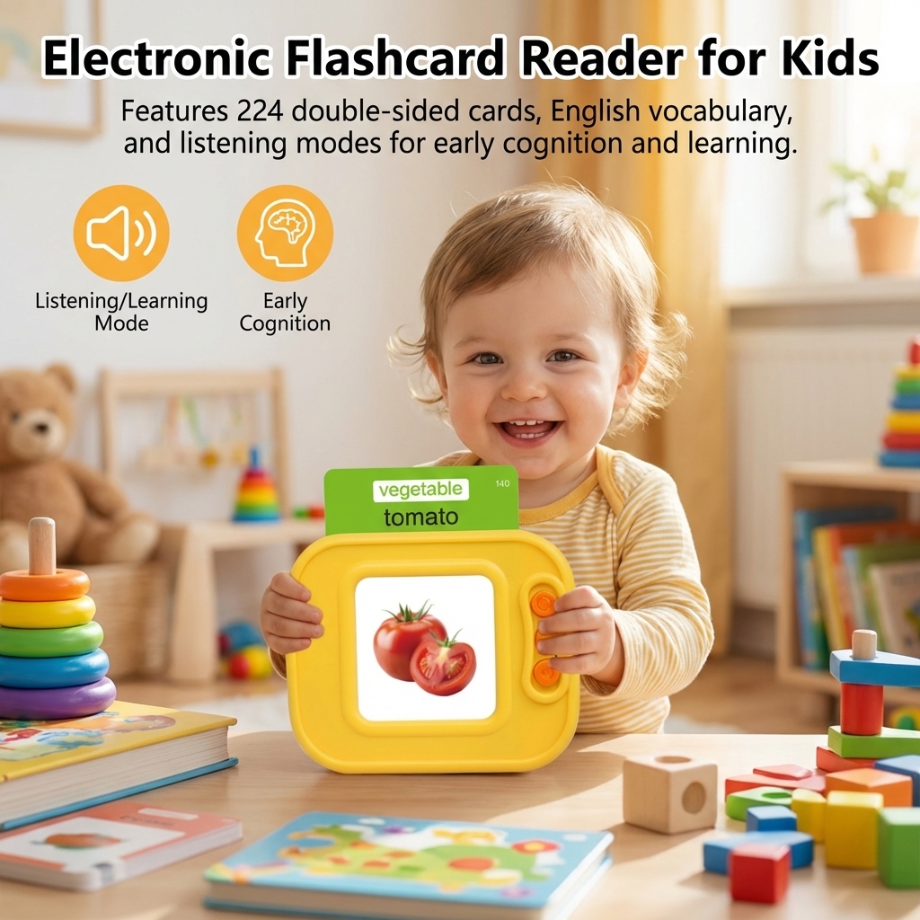 112 Cards Finger Touch English - Kids Educational Reader recension och pris