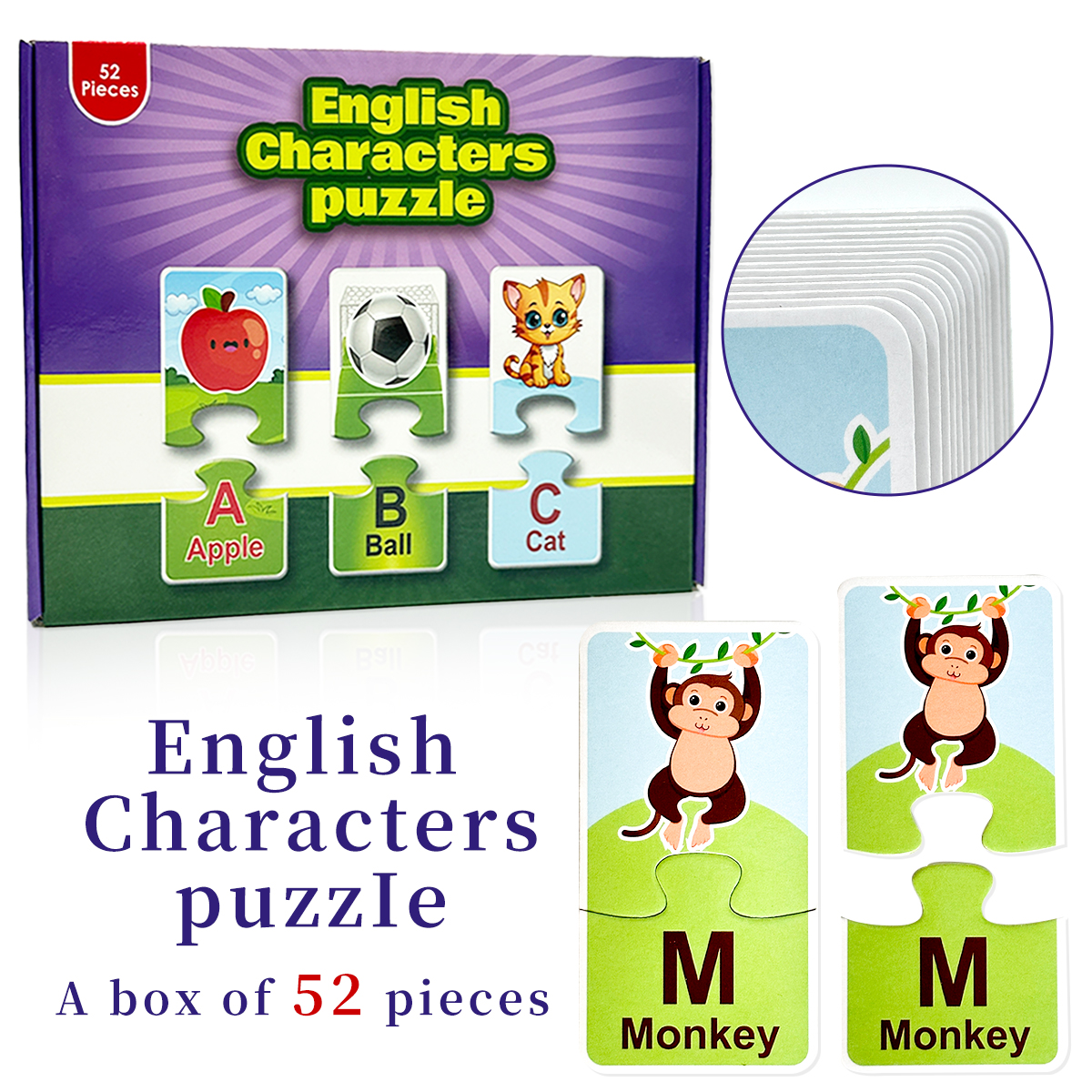 Alphabet Matching Puzzle Cards - Flash Card Alphabet recension och pris