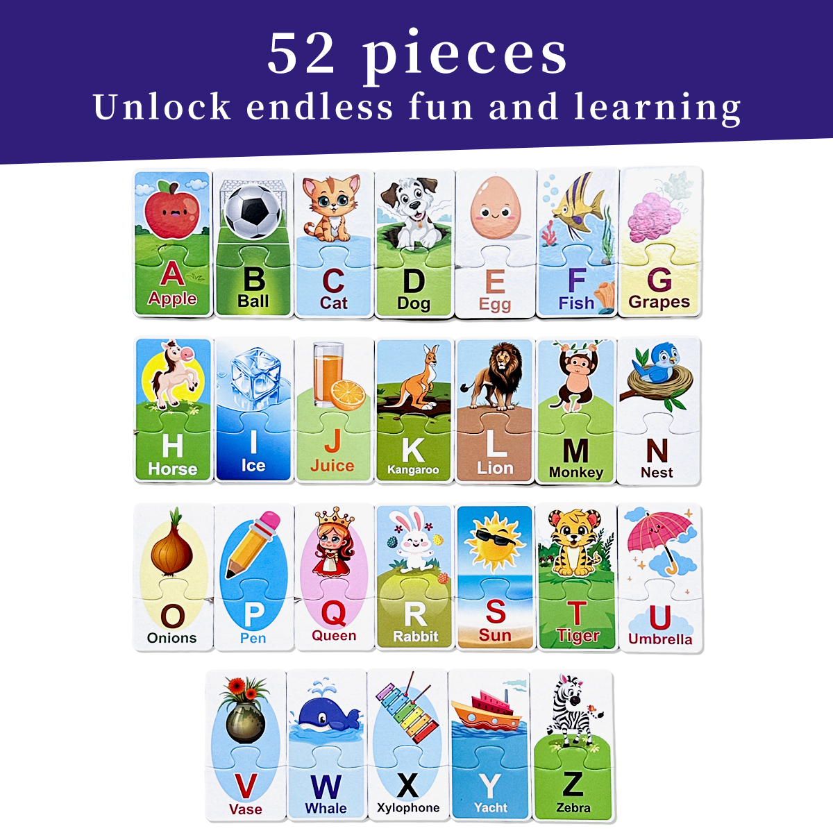 Alphabet Matching Puzzle Cards - Flash Card Alphabet recension och pris