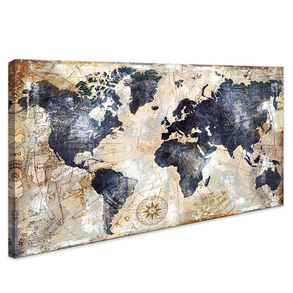 5D Diy Diamond painting World  - Puzzle Map World recension och pris