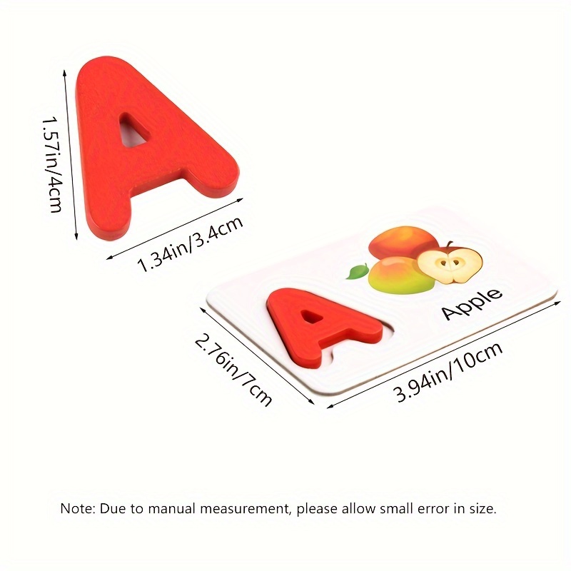 Wooden Alphabet Flashcards for - Flash Card Alphabet recension och pris