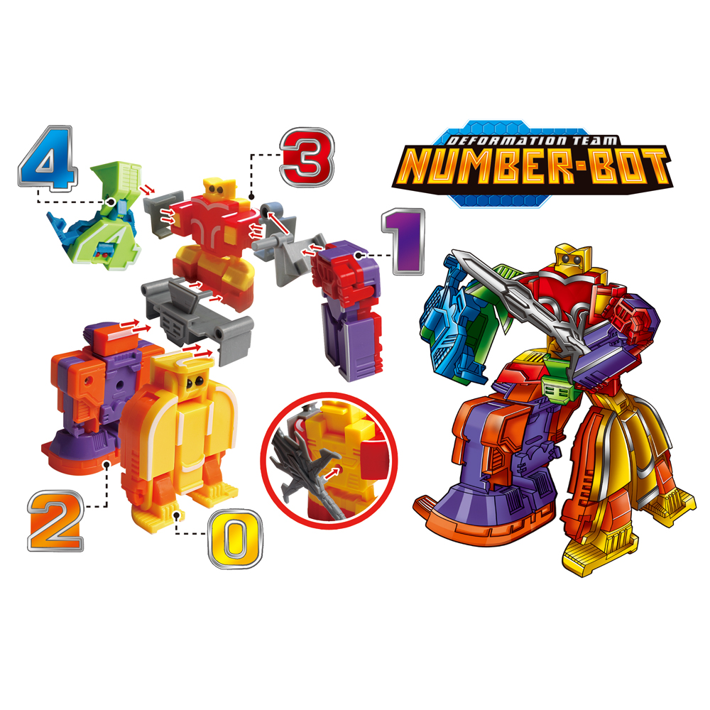 Number robot Toys, Digit Bots  - Kids First Education recension och pris