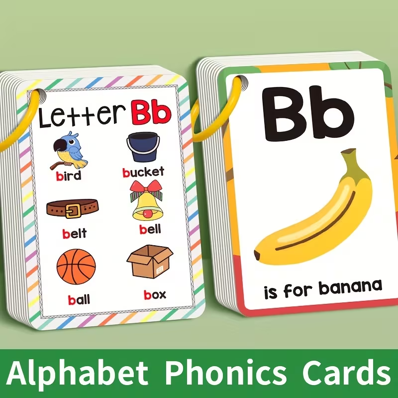 26 English Learning Cards with - Flash Card Alphabet recension och pris